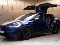 begagnad Tesla Model X Plaid Uppgr. Autopilot BlueMetallic 2023, SUV