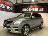 begagnad Mercedes ML350 ML350 Benz4-Matic AMG Sport Pano Drag Nav Kamera 2014, SUV