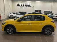 Begagnad Peugeot e-208 Active 100 kW (136 HK) 2022 Gul Halvkombi