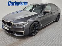 Begagnad BMW M550 M Sport 463 HK (340 kW) 2018 Grå (sophistogrå metallic) Sedan
