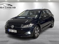 Begagnad VW Polo 95 HK (69 kW) 2018 Svart Halvkombi