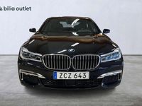 begagnad BMW 740 d xDrive M-Sport / H&K / Head Up-display / Taklucka