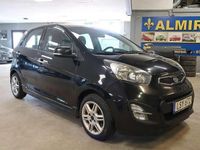 Begagnad Kia Picanto Comfort 86 HK (63 kW) 2011 Svart Halvkombi