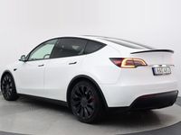 begagnad Tesla Model Y Performance AWD Uppgr. AP EAP Panorama V-hjul