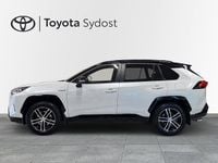 Begagnad Toyota RAV4 Hybrid Style 220 HK (161 kW) 2019 White pearl med svart tak SUV