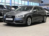 Begagnad Audi A3 Sportback S-Line 110 HK (80 kW) 2015 Grå Halvkombi
