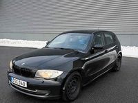 Begagnad BMW 118 Advantage 143 HK (105 kW) 2008 Svart Halvkombi