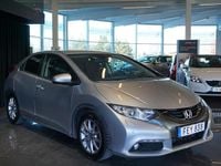 Begagnad Honda Civic Lifestyle 120 HK (88 kW) 2013 Silver Halvkombi