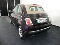 begagnad Fiat 500C 1.2 Lounge 69hk SCHYSST CABROILET