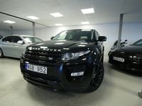 Begagnad Land Rover Range Rover evoque Dynamic 191 HK (140 kW) 2012 Svart SUV