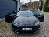 begagnad Tesla Model S Performance ludicrous All black