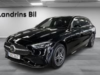 Begagnad Mercedes C300e AMG line 313 HK (230 kW) 2022 Svart Kombi