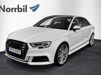 Begagnad Audi A3 S-Line 150 HK (110 kW) 2016 Vit Sedan
