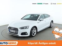 Begagnad Audi A5 Sportback 192 HK (141 kW) 2018 Vit Halvkombi
