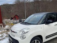 Begagnad Fiat 500L 105 HK (77 kW) 2013 Vit med svart tak Minibuss