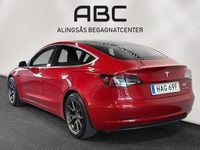 Begagnad Tesla Model 3 Long Range AWD 366 kW (498 HK) 2019 Röd Sedan