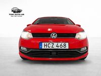 Begagnad VW Polo 90 HK (66 kW) 2016 Röd Halvkombi