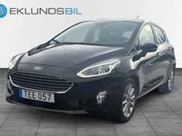 Begagnad Ford Fiesta Titanium 101 HK (74 kW) 2018 Svart Halvkombi