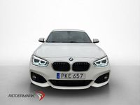 Begagnad BMW 118 Shadowline 136 HK (100 kW) 2017 Vit Halvkombi