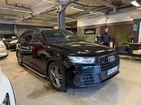 Begagnad Audi Q7 S-Line 272 HK (200 kW) 2016 Svart metallic pärleffekt SUV