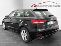 Begagnad Audi A3 151 HK (111 kW) 2020 Svart Halvkombi