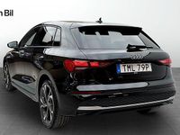 Ny Audi A3 Sportback 150 HK (110 kW) 2025 Svart Halvkombi