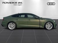 Begagnad Audi A5 Sportback S-Line 265 HK (194 kW) 2023 Grön Halvkombi