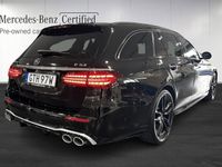 begagnad Mercedes E53 AMG E-Klass AMG4MATIC+ KOMBI / Vinter Paket / Dragkrok/ Night Paket / Nappa Klädsel Svart -435hk