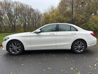 Begagnad Mercedes C220 Avantgarde 170 HK (125 kW) 2015 Vit Sedan