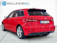 Begagnad Audi A3 Sport 116 HK (85 kW) 2017 Tango red metallic