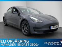 Begagnad Tesla Model 3 Standard Range Plus 239 kW (325 HK) 2021 Grå Sedan