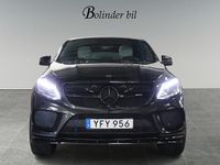 Begagnad Mercedes GLE43 AMG AMG 367 HK (269 kW) 2016 Svart Sportkupé