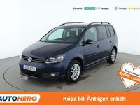 Begagnad VW Touran Comfortline 141 HK (103 kW) 2015 Blå Minibuss