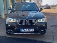 Begagnad BMW X3 Sport Line 313 HK (230 kW) 2015 Brun SUV