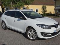 Begagnad Renault Mégane GrandTour LIMITED 110 HK (80 kW) 2014 Vit Kombi