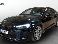 Begagnad Audi A5 Sportback S-Line 265 HK (194 kW) 2021 Svart Halvkombi