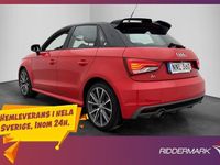 Begagnad Audi A1 S-Line 95 HK (69 kW) 2016 Röd Halvkombi