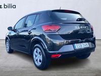 Begagnad Dacia Sandero Essentiel 91 HK (66 kW) 2023 Svart