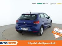 Begagnad Seat Ibiza Style 75 HK (55 kW) 2018 Blå Halvkombi