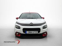 Begagnad Citroën C3 PureTech 82 HK (60 kW) 2018 Vit Halvkombi