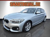 Begagnad BMW 118 M Sport 136 HK (100 kW) 2016 Silvermetallic Halvkombi