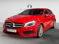 Begagnad Mercedes A180 AMG line 122 HK (89 kW) 2015 Röd Halvkombi