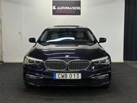 Begagnad BMW 520 Luxury Line 190 HK (139 kW) 2017 Blå Sedan