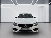 Begagnad Mercedes C220 AMG line 170 HK (125 kW) 2015 Vit Kombi