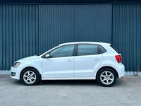 Begagnad VW Polo Comfortline 90 HK (66 kW) 2010 Vit Halvkombi