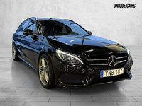 Begagnad Mercedes C220 AMG 170 HK (125 kW) 2017 Svart Kombi