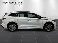 Begagnad Skoda Enyaq iV SportLine 150 kW (204 HK) 2022 Vit (moon white metallic) SUV