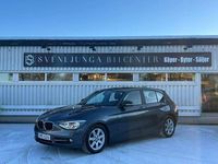 Begagnad BMW 118 Sport Line 143 HK (105 kW) 2013 Grå Halvkombi