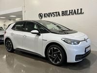 Begagnad VW ID.3 Pro Performance 150 kW (204 HK) 2021 Vit Halvkombi