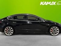 Begagnad Tesla Model 3 Performance 461 kW (627 HK) 2019 Svart Sedan